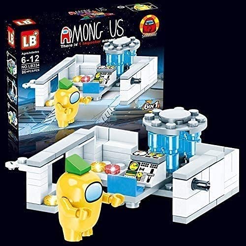 Among us Figuren Building Blocks,Entre los Bloques de construcción, el Espacio Alien Figuras Peluche Juego Modelo Ladrillos Clásico Juguete Regalo Mini Estatuas