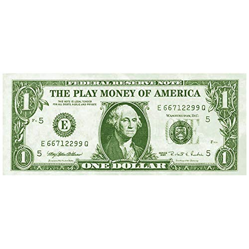 Amscan 255577 Papel Casino Play Money-100pcs, Multicolor, 28,7 x 9,91 x 1,02 cm