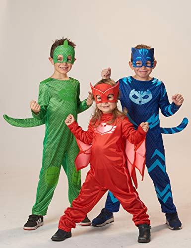 amscan - Disfraz de Gekko (PJMasks), 9902957 - Color Verde