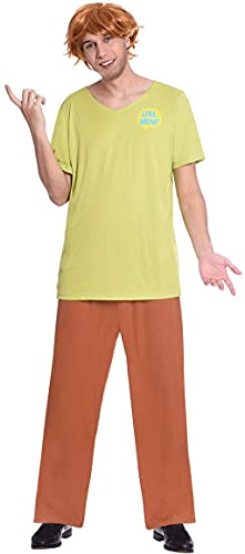 amscan Disfraz de Warner Bros para hombre adulto Shaggy Scooby Doo (extra grande: 46-50 pulgadas)