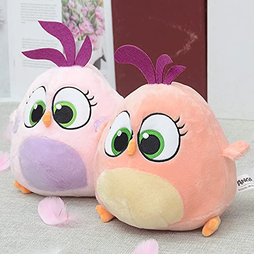 Angry Birds 2 - Colgante De Juguete De Felpa, Almohada para Niños, Muñeca De Trapo, Linda Muñeca para Niña, Regalo De Cumpleaños (Aproximadamente 7 Pulgadas)