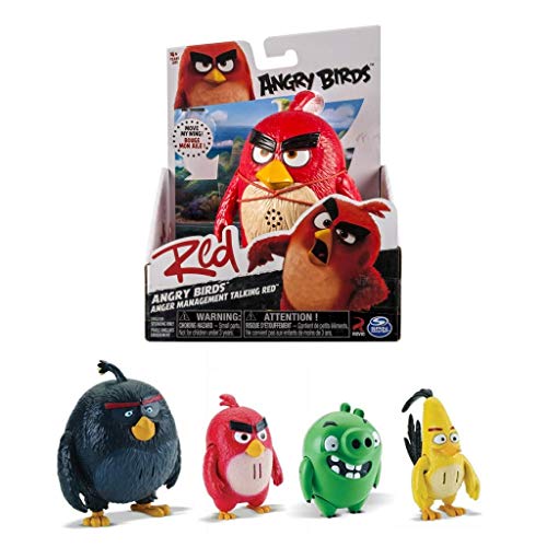 Angry Birds 6027803 – Deluxe Figura de acción, modelo surtido, 1 unidad