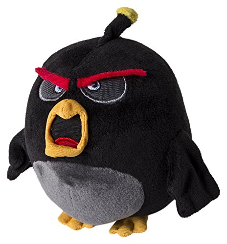 Angry Birds - Peluche Basico - Bomb, 12 cm