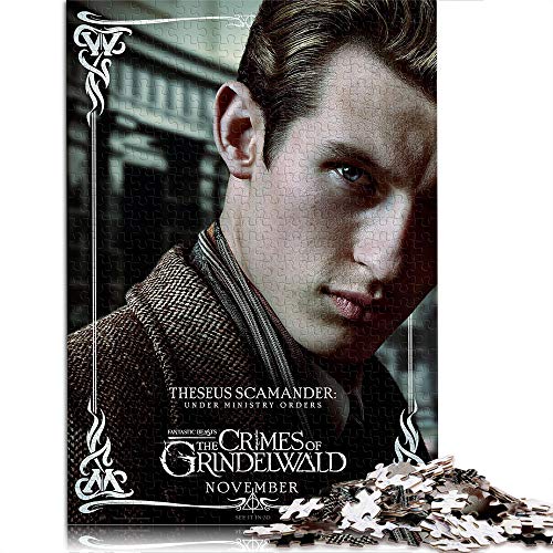 Animales fantásticos: los crímenes de Grindelwald 1000 Piezas de Rompecabezas de Regalo para Adultos Theseus Scamander 1000 Piezas de Rompecabezas para Adultos Adolescentes Juguetes de Bricolaje