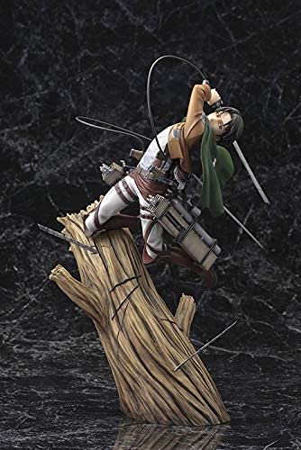 Anime Attack on Titan Figura de acción Levi Ackerman Pop Figura de Personaje Estatua de PVC Figura de acción Modelo de Personaje Figura de acción Adornos de Ackerman 28cm