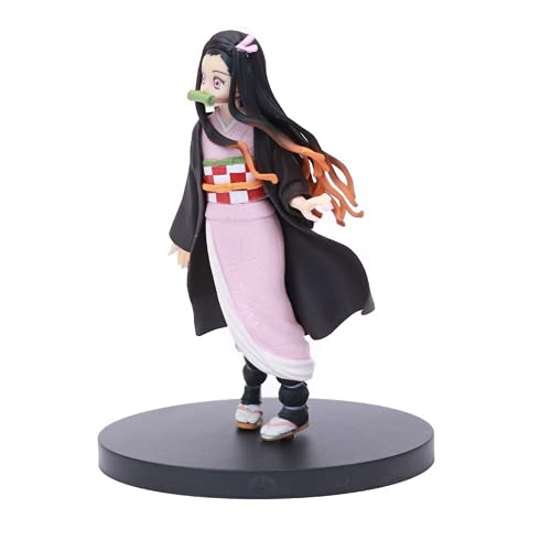 Anime Demonio Asesino Figura Kamado Tanjirou Kamado Nezuko Agatsuma Zenitsu Hashibira Inosuke Tomioka Giyuu (Nezuko Retail box4)