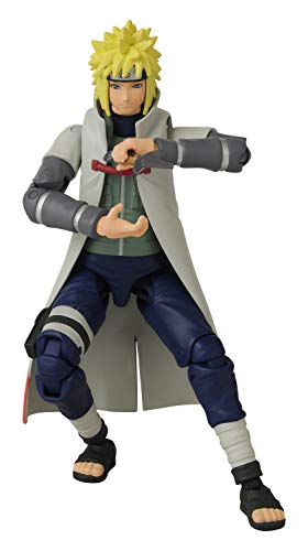 Anime Heroes Figura de acción Oficial de Naruto Shippuden – Namikaze Minato – Figura de acción Poseable con Manos y Accesorios Intercambiables 36905…