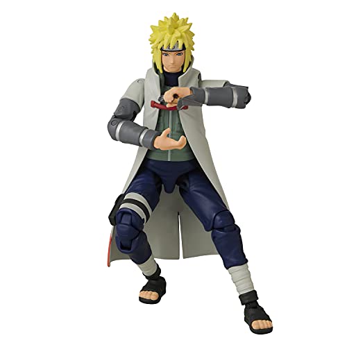 Anime Heroes Figura de acción Oficial de Naruto Shippuden – Namikaze Minato – Figura de acción Poseable con Manos y Accesorios Intercambiables 36905…