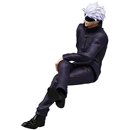 Anime Jujutsu Kaisen Action Figura,13CM Gojo Satoru Figura,PVC Anime Action Figura, ,Miniature Action Figura for Home Office Decoration, Cartoon Figuras