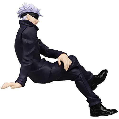 Anime Jujutsu Kaisen Action Figura,13CM Gojo Satoru Figura,PVC Anime Action Figura, ,Miniature Action Figura for Home Office Decoration, Cartoon Figuras