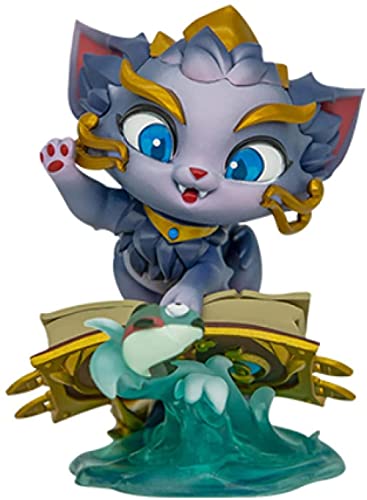 Anime Regalo Anime Modelo Muñeca LOL League of Legends Magic Cat Yumi Game Juego Periféricos Juguete Acción Figura Escultura 10cm