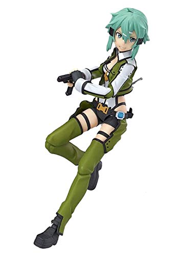 Anime Sword Art Online Figura Brinquedos Figma 241 Sinon Asada Sao 2 PVC Figura de acción Juguetes Colección Decoraciones Modelo Marioneta Regalo