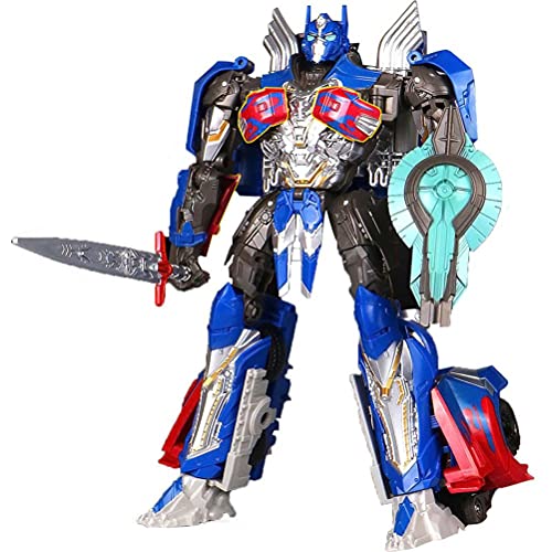 Anime Transformers Toy – Anime Deformado Robot Figura de acción, Transformación Modelo de Robot de Automóvil, Aleación de Deformación Robot Modelo de Juguete para Fans Niños Niño y Niña Caballero