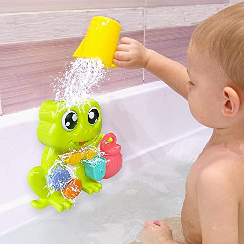 AOLUXLM Juguete de Baño para Bebés, Juguete de Baño de Pared para Bebé de 18 Meses, Set de Juguetes de Ducha con Ventosas para Niños de 1 Año