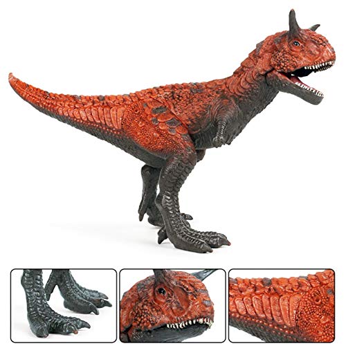 applyvt Dinosaurio Carnotaurus, Figuras De Dinosaurios Realistas, Figuras De Dinosaurio De Plástico, 23.8x9.5x12.5cm