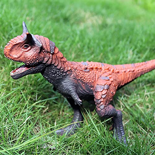 applyvt Dinosaurio Carnotaurus, Figuras De Dinosaurios Realistas, Figuras De Dinosaurio De Plástico, 23.8x9.5x12.5cm