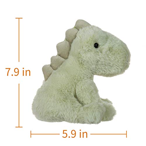 Apricot Lamb-Juguetes Peluche de Dinosaurio Verde Animal de Peluche Suave,Ideal para niños de 3 años o más y Adultos(Dinosaurio Verde,20cm)