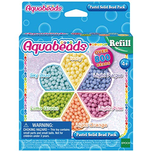 Aquabeads- Pack de Abalorios Pastel, Color carbón (Epoch 31360)