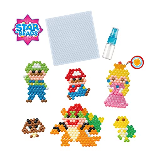 Aquabeads- Super Mario Set de Personajes, Color (EPOCH 31946)