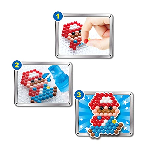 Aquabeads- Super Mario Set de Personajes, Color (EPOCH 31946)