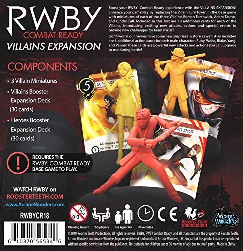 Arcane Wonders Inc. RWBY: Combat Ready - Villains Expansion