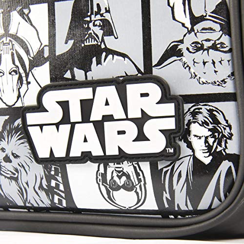 ARTESANIA CERDA Bolso Bandolera Star Wars, Mochila para Niñas, Negro (Negro), 11x30x36 cm (W x H x L)