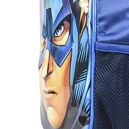 Artesania Cerda Mochila Infantil 3D Avengers Capitan America, Color Azul, 31 cm