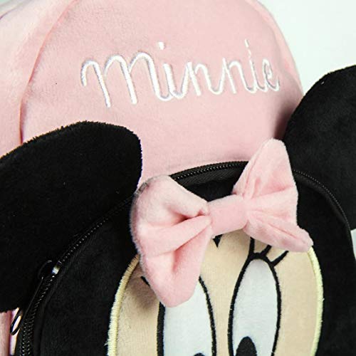 Artesania Cerda Personaje Minnie, Mochila Guardería, 22 cm, Rosa