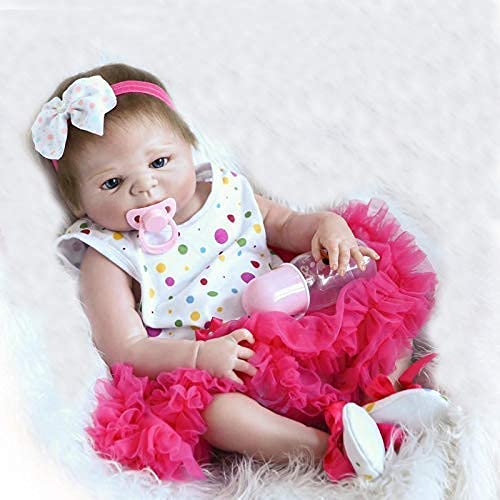 Artículos de promoción de Ventas 17"Pulgadas Realista de Cuerpo Completo de Silicona Reborn Baby Doll Girl Toys 45cm Real Life Reborn Baby Dolls Vinilo de Silicona Suave Reborn Realista Cuerpo de be