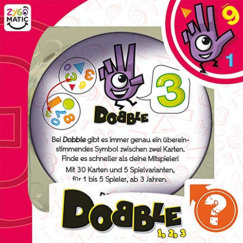 Asmodee 002964 – Juego de Aprendizaje – dobble 1/2/3, multicolor , color/modelo surtido