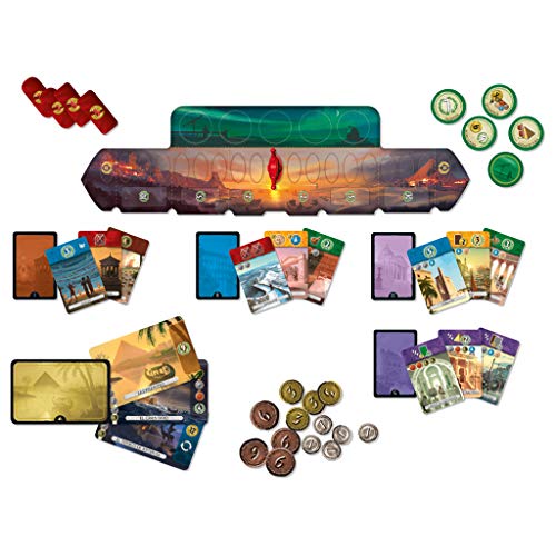 Asmodee-7 Wonders: Duel-Español-¡Conduce a tu civilización hacia la Victoria, Color (7DU-SP01)