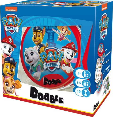 Asmodee - Dobble: Paw Patrol, Juego de Cartas para Toda la Familia, edición en Italiano, 8253