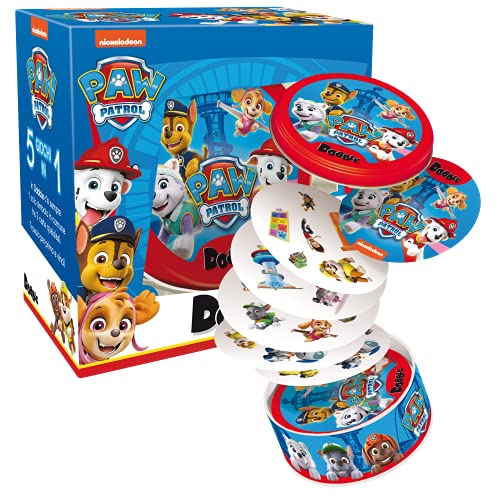 Asmodee - Dobble: Paw Patrol, Juego de Cartas para Toda la Familia, edición en Italiano, 8253