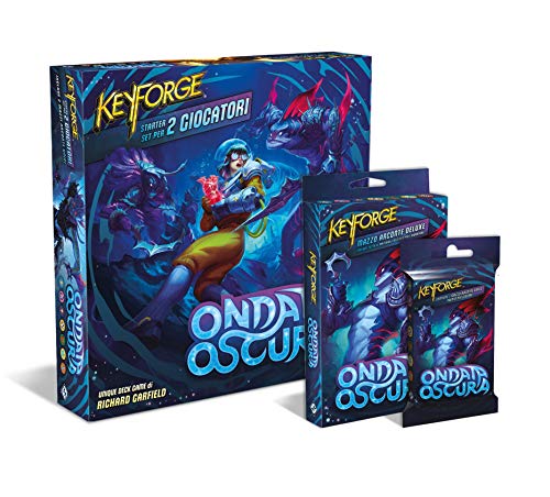 Asmodee - KeyForge Ondata Oscura: Starter Set para 2 Jugadores, Juego de Cartas, edición en Italiano, 10611