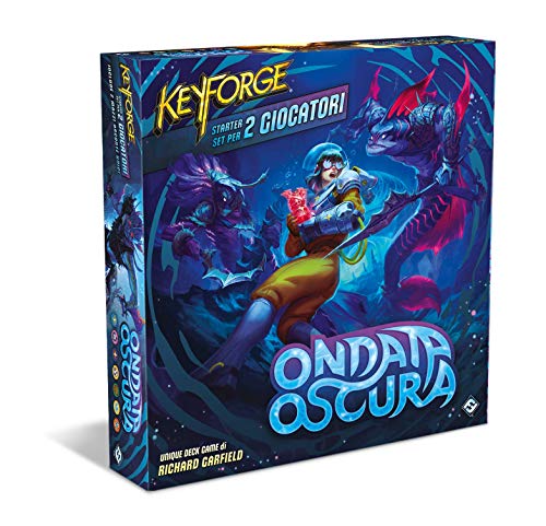 Asmodee - KeyForge Ondata Oscura: Starter Set para 2 Jugadores, Juego de Cartas, edición en Italiano, 10611