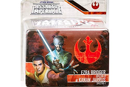 Asmodee Star Wars Assalto Imperial: Ezra Bridger y Kanan Jarrus Pack Aliado Miniatura Expansión Italiana, Multicolor (9049)