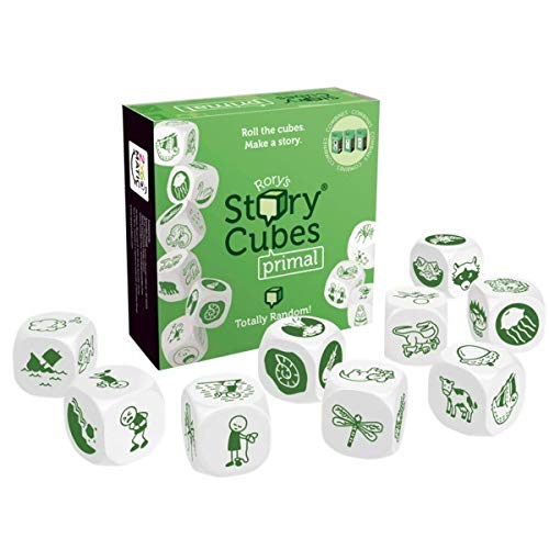 Asmodée Story Cubes: Primal - Juego de dados, Multilenguaje