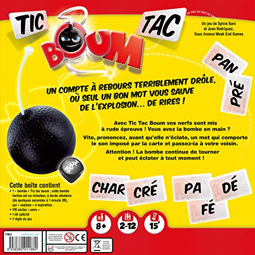 Asmodée TTB01S Tic Tac Boum - Juego de mesa [importado de Francia]