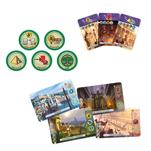 Asterion 8035 – 7 Wonders Duel, edición Italiana, Multicolor