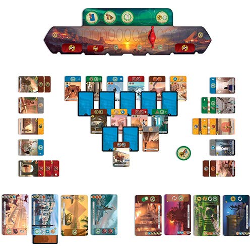 Asterion 8035 – 7 Wonders Duel, edición Italiana, Multicolor