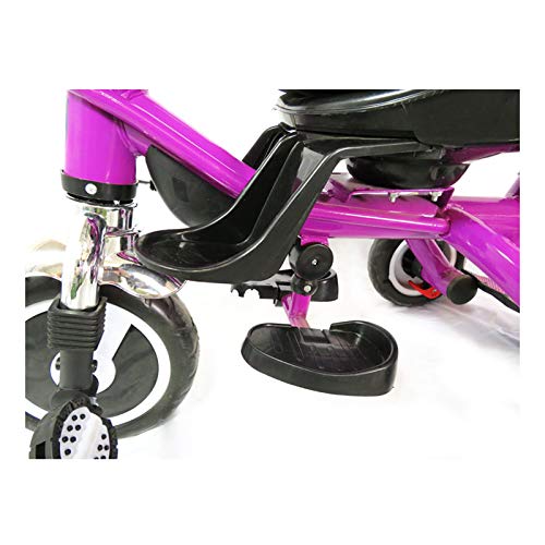 ATAA Baby Triciclo evolutivo 5 en 1 - Violeta - Asiento Giratorio 360º - Ruedas eva antipinchazos y ultrasilenciosas