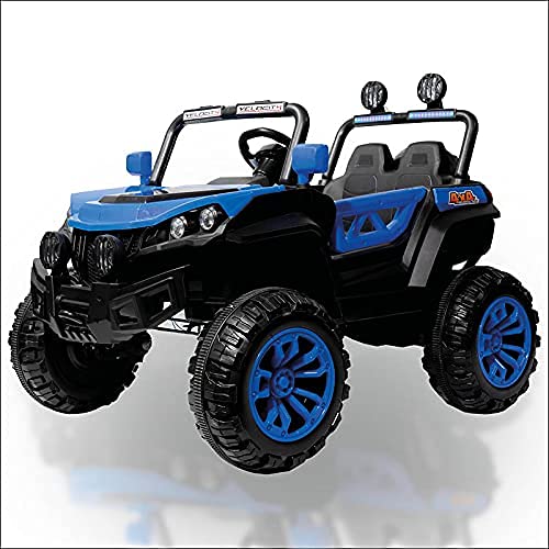 ATAA Buggy Rodeo 4x4 - Azul - Coche eléctrico para niños con tracción a Las 4 Ruedas, Mando Remoto, App móvil y Dos Asientos.