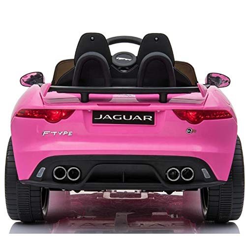 ATAA Jaguar F-Type 12v - Rosa - Coche eléctrico para niños de batería 12v Coche Infantil Licenciado con Mando Control Remoto