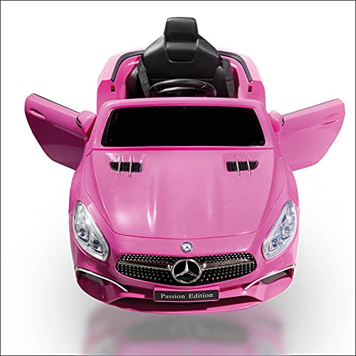 ATAA Mercedes SL400 con Mando para Adultos - Rosa Coche eléctrico para niños versión 2020 con batería 12V