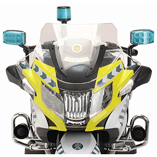 ATAA Moto de Guardia Civil de tráfico 12v B-M-W R1200 - Moto eléctrica para niños de batería 12v