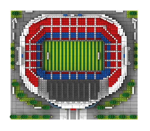 Atomic Building Estadio Camp NOU del Fútbol Club Barcelona. Modelo para armar con nanobloques. Más de 3500 Piezas