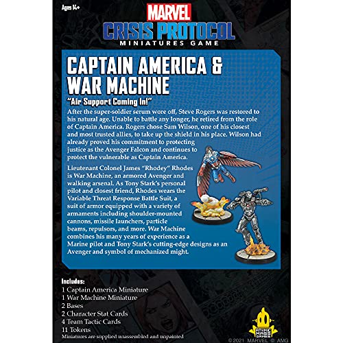 Atomic Mass Games Crisis Protocol Captain America & War Machine EN, CP38EN