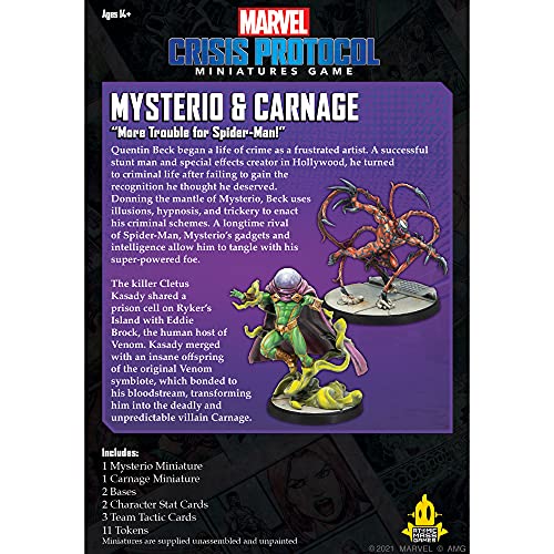 Atomic Mass Games Crisis Protocol Carnage & Mysterio EN, CP50EN