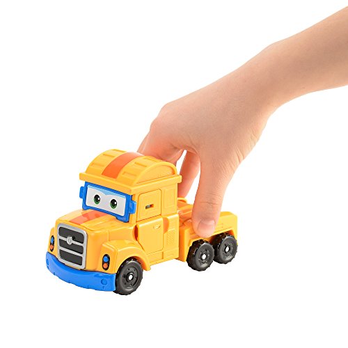 Auldey EU720225 Super Wings Transforming Poppa Wheel - Rueda moldeable con articulación, Temporada 2, 12 cm