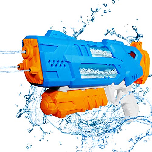 Auney Pistola de Agua de Juguete para Niños, Pistolas de Agua Transparentes Squirt Gun Playa Piscina Juguetes Acuáticos